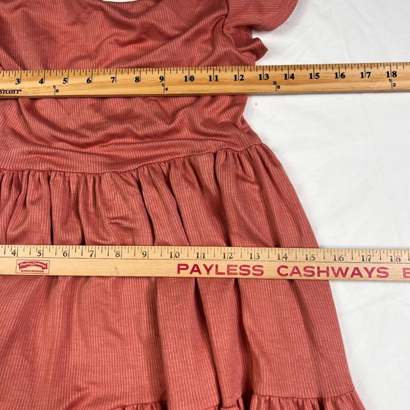 Women’s See You Monday Tan Color Babydoll Dress Size S A030323 - Picture 6 of 7